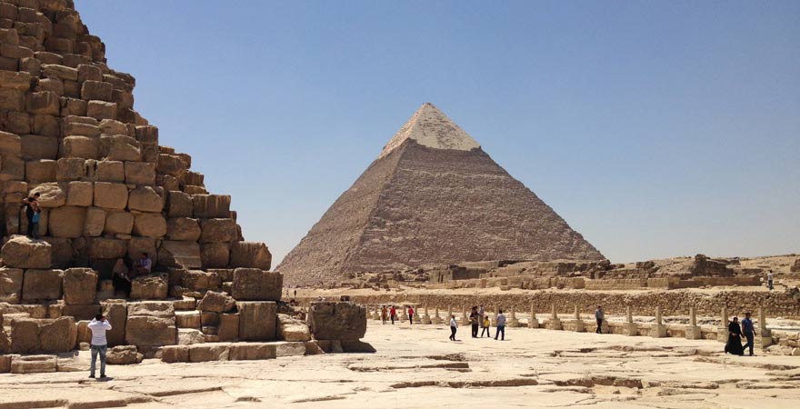 Die Pyramiden von Gizeh - ein Muss bei jedem Kairo-Tagesausflug!