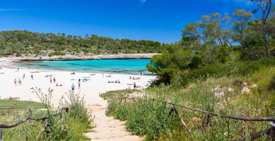 Strand S’Amarador auf Mallorca
