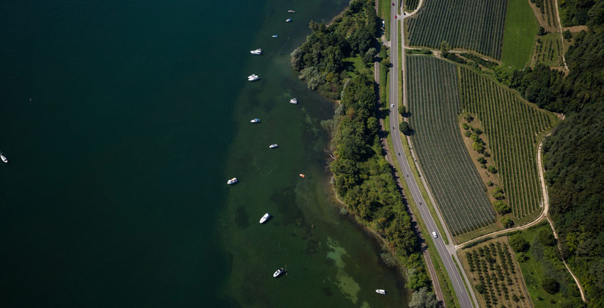 Bodensee von oben