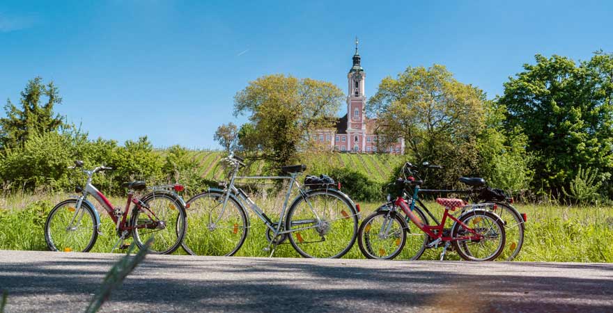 Fahrradtour im Familienurlaub am Bodensee