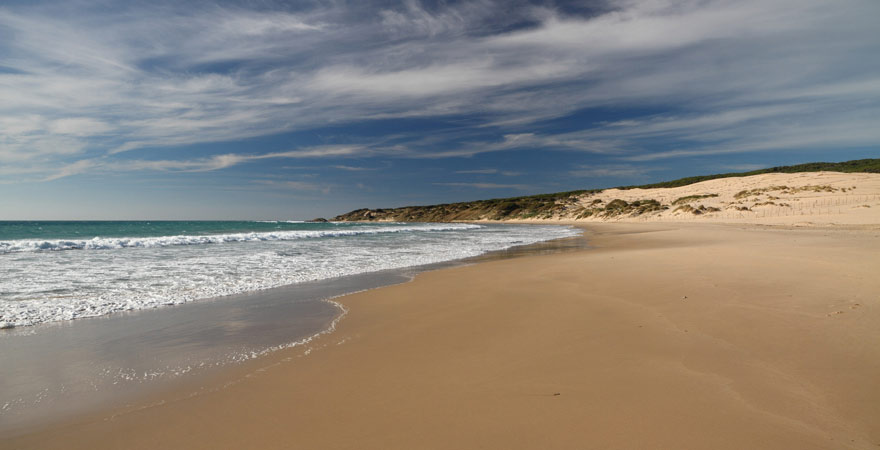 Die Playa de Valdevaqueros zählt zu den 11 schönsten Stränden in Spanien