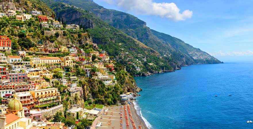 Positano an der Amalfiküste