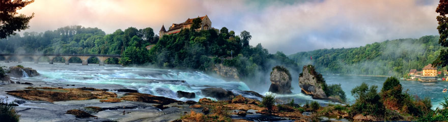 Rheinfall in Schaffhausen: ein tolles Ausflugsziel für den Familienurlaub am Bodensee