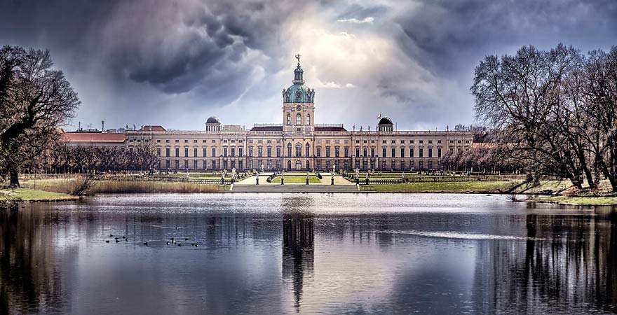 Der Eintrittspreis zum Schloss Charlottenburg ist sehr günstig