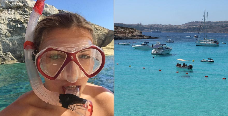 Blaue Lagune, Comino