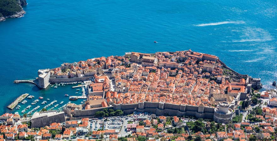 Panorama auf Dubrovnik