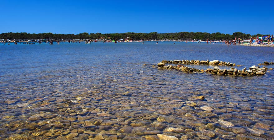 Der familienfreundliche Strand von Medulin