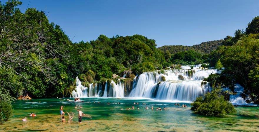 Wasserfall im Nationalpark Krka