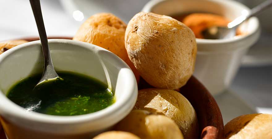 Papas Arrugadas. Spezialität auf den kanaren