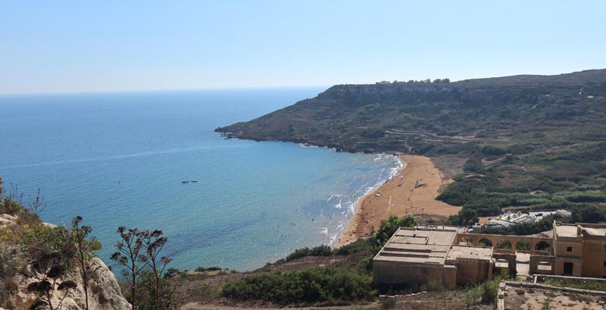 Ramla Bay auf Gozo, Malta