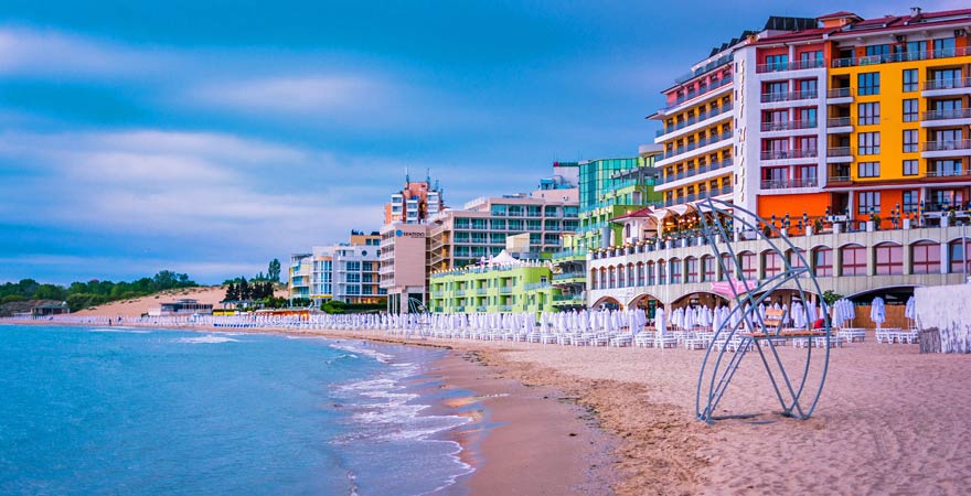 Sonnenstrand bei Nessebar