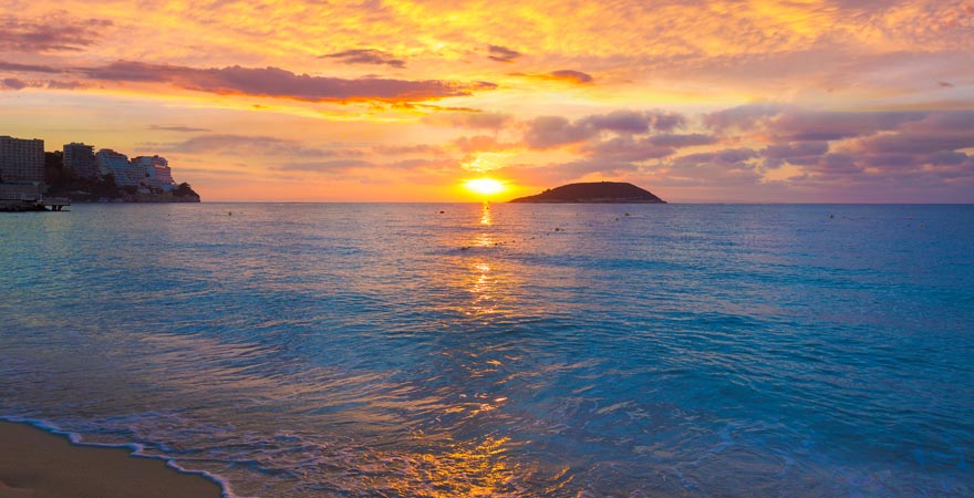 Sonnenaufgang über Magaluf