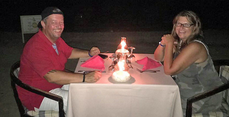 Candle Light Dinner, Brayka Bay Resort