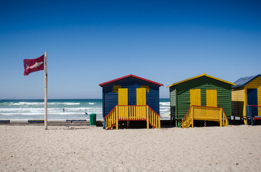 Muizenberg Beach, Strandhütten