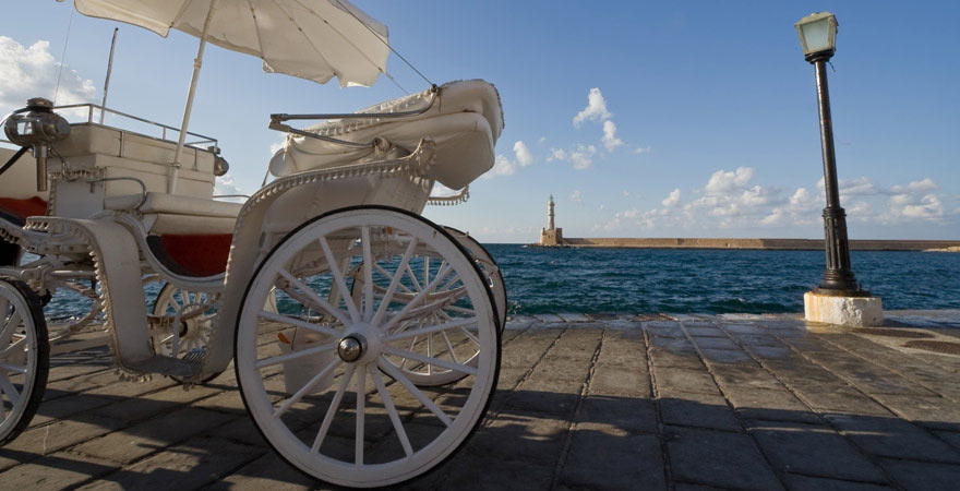 Kutsche in Chania auf Kreta