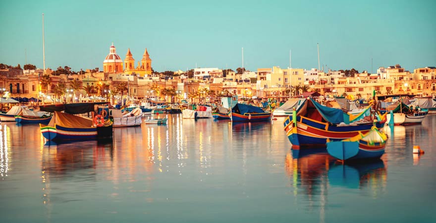 Das Fischerdorf Marsaxlokk auf Malta