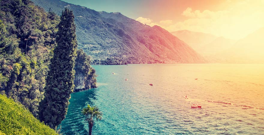 Comer See in Italien