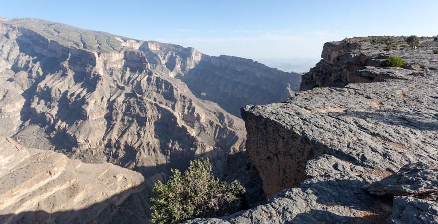 Wadi Ghul im Norden des Omans