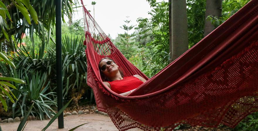 Hängematte im ANIMA, Marrakesch