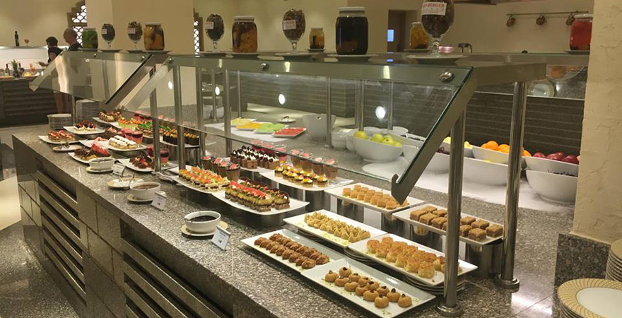 Desserts im Buffetrestaurant des Rixos Seagate Sharm