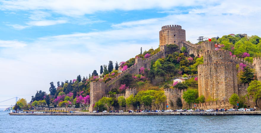 Die Festung Rumeli Husari auf der europäischen Seite Istanbuls