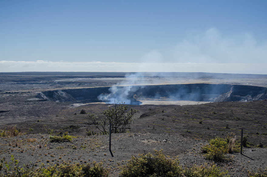 Vulkan im Nationalpark auf Big Island, Hawaii