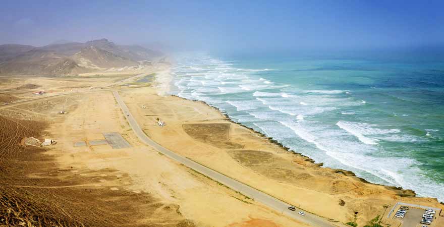 Mughsail Beach im Oman