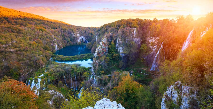 Nationalpark Plitvicer Seen in Kroatien