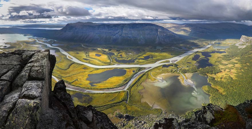 Wandern im Sarek Nationalpark in Schweden