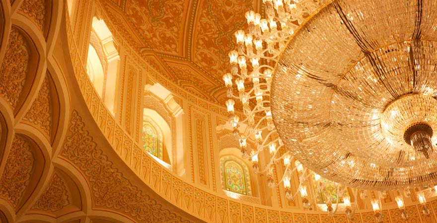 Kuppel der Sultan-Qaboos-Moschee in Salalah