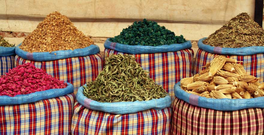 Gewürze auf dem Souk in Bahrain