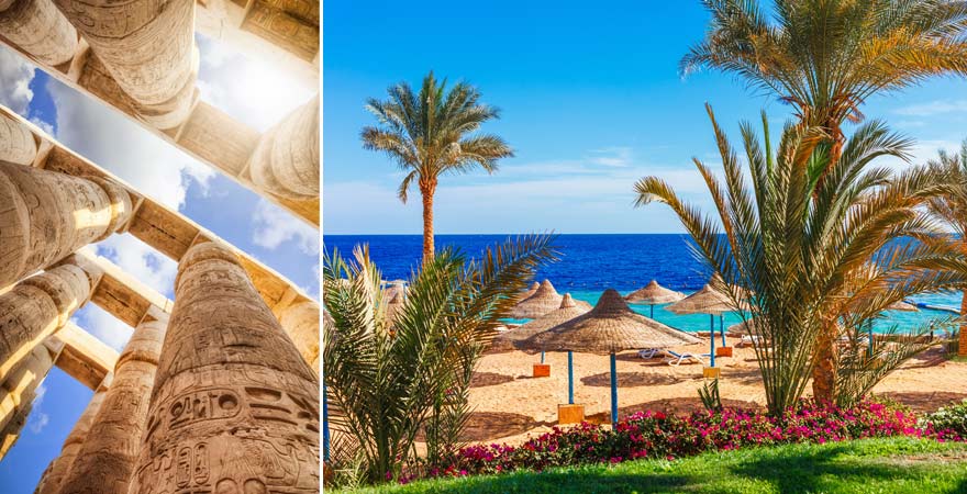 Kultur- und Strandurlaub in Ägypten