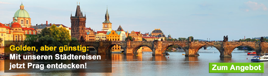 Prag Städtereise Banner