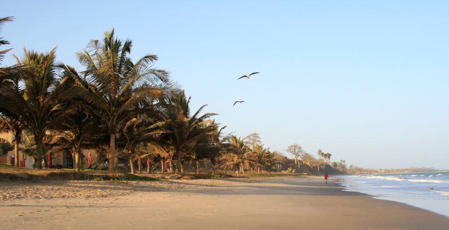 Strand in Gambia