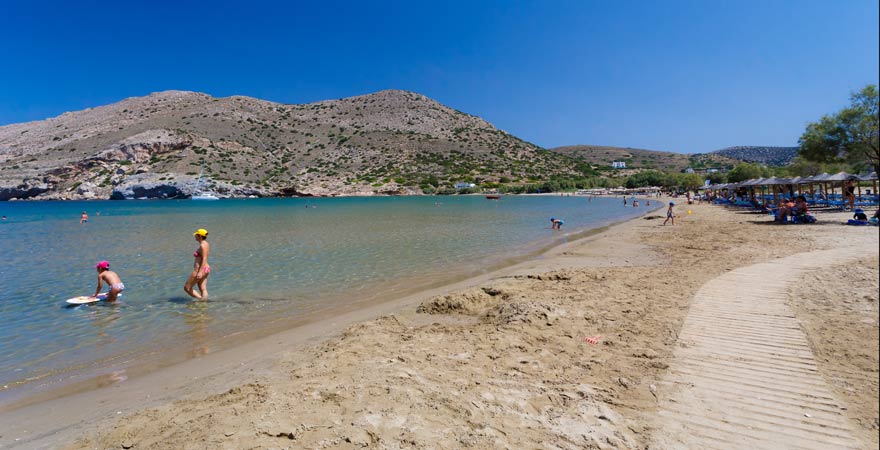 Strand von Galissas auf Syros