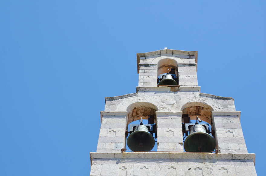 Kirchturm in Budva, Montenegro
