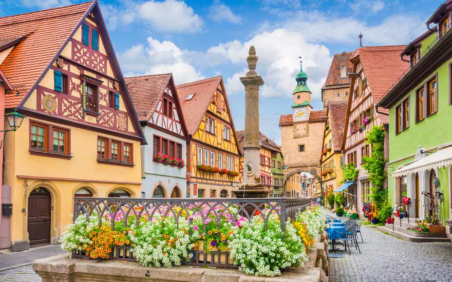 Rothenburg ob der Tauber ist ein Muss für Städtereisen in Deutschland