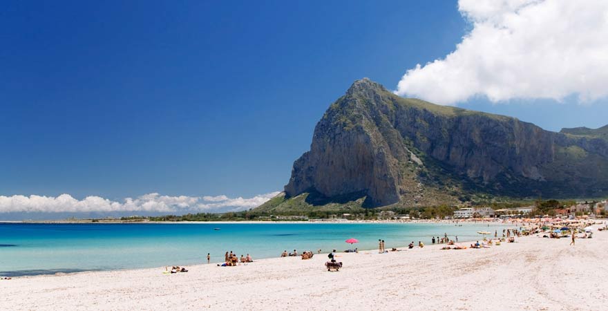 Drei Kilometer feinster Sandstrand erwartet euch am San Vito Lo Capo auf Sizilien