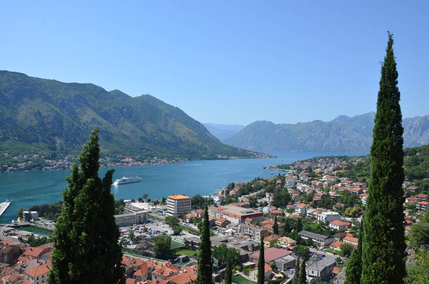 Die Bucht von Kotor in Montenegro