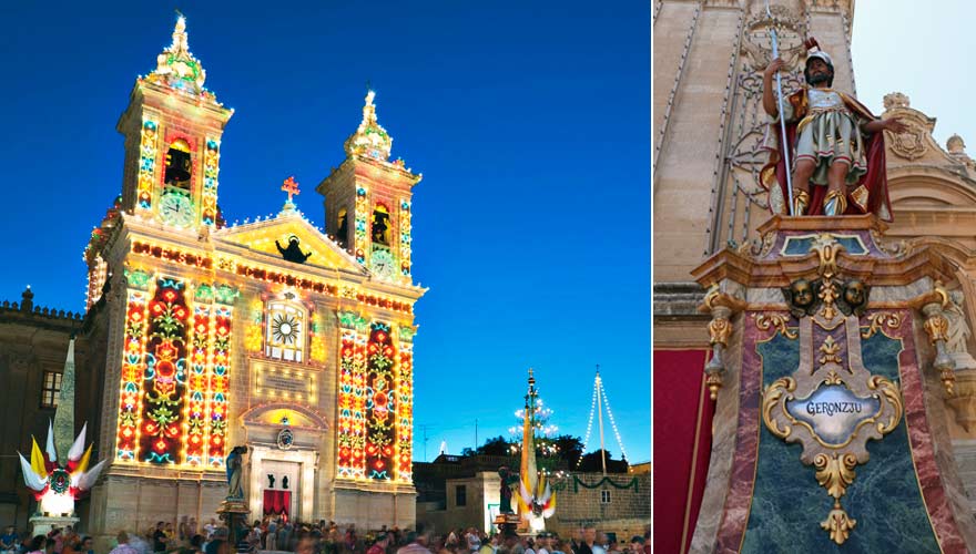 Festas auf Malta sind immer bunt