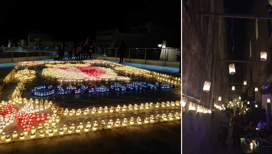 Das Lichterfest auf Gozo in Birgu und der Cittadella
