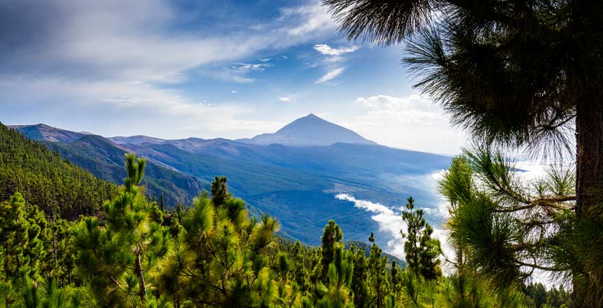 Blick auf den Pico del Teide auf Teneriffa