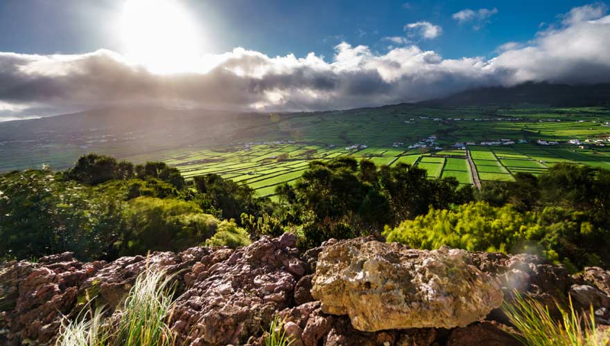 Das Landesinnere der Azoren-Insel Terceira