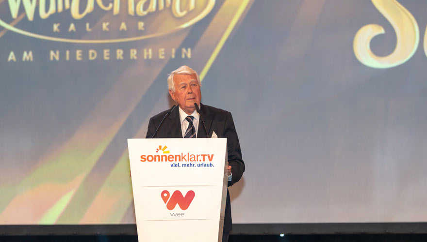 Prof. Peter Weck wurde auf der Goldenen Sonne 2019 für sein Lebenswerk ausgezeichnet