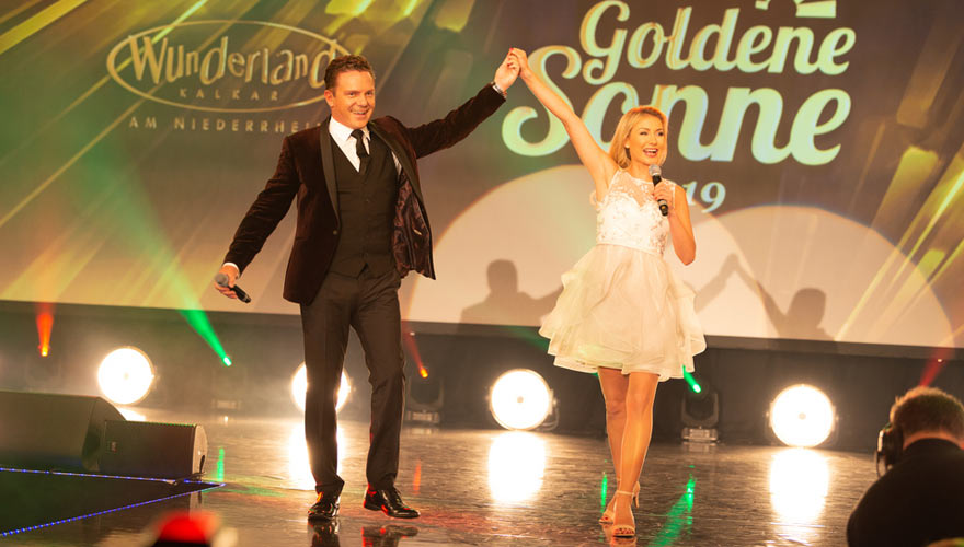 Stefan Mross und Anna Carina Woitschack auf der Goldenen Sonne 2019