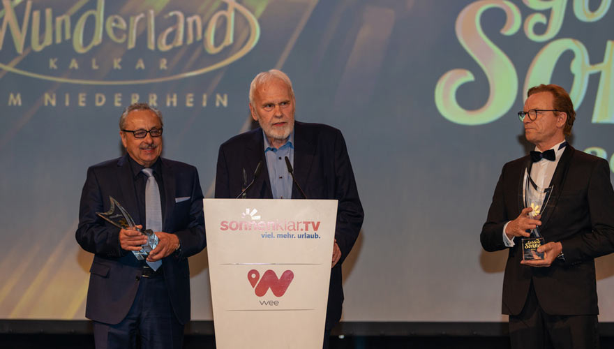 Preisträger Gunther Emmerlich auf der Goldenen Sonne 2019