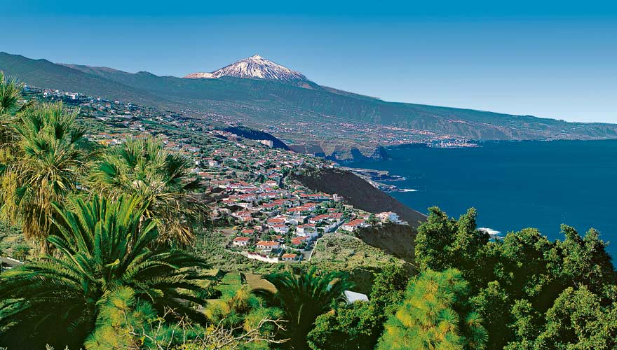 Blick aufs Orotava-Tal auf Teneriffa
