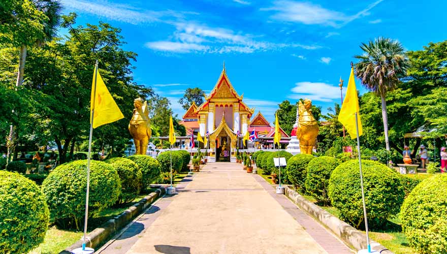 Tempel Wat Thai auf Koh Kret bei Bangkok - immer einen Besuch wert!