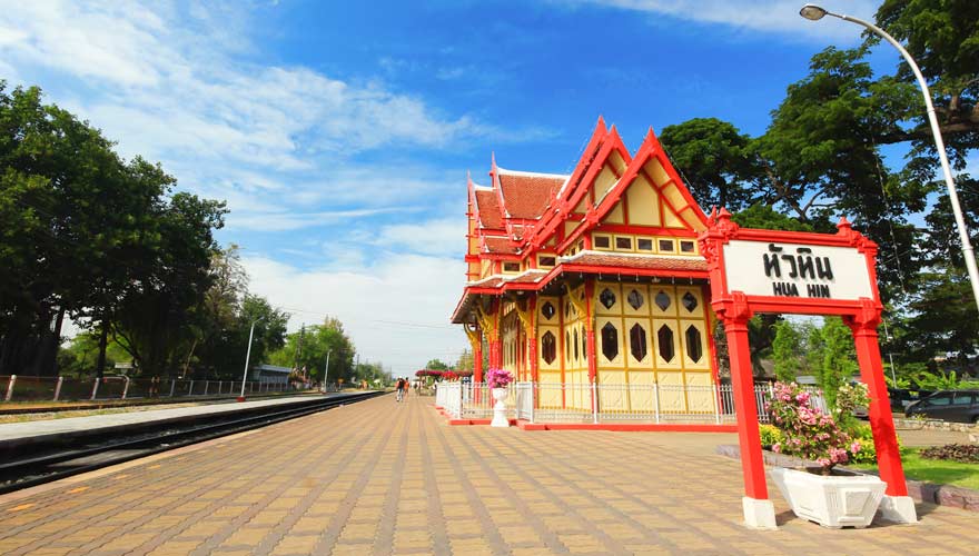 Historischer Bahnhof von Hua Hinn