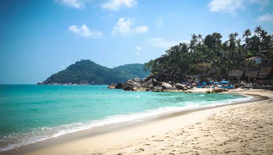 Thong Nai Pan Noi Beach auf der thailändischen Insel Koh Phangan